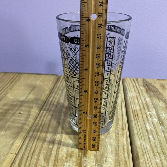 Federal Glass Vintage Cocktail Mixer Multiply Ingredients By Number Of Drinks !! - Picture 8 of 9